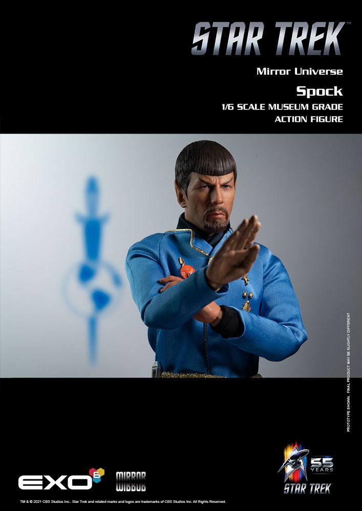 Star Trek: The Original Series Action Figure 1/6 Mirror Universe Spock 30 cm