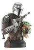 Star Wars: The Mandalorian Bust 1/6 The Mandalorian with Grogu 15 cm