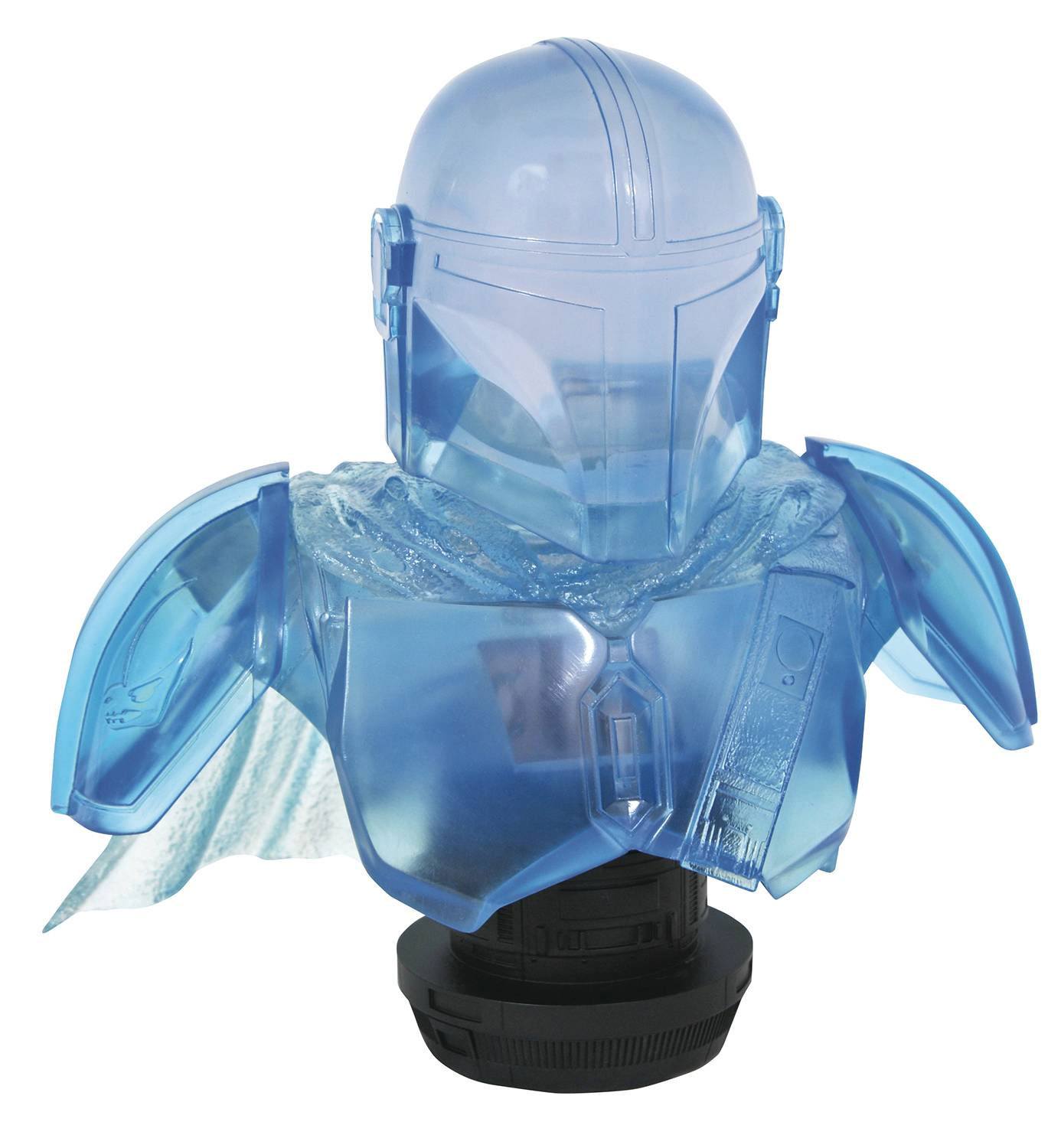 Star Wars The Mandalorian Legends in 3D Bust 1/2 The Mandalorian Hologram SDCC 2021 Exclusive 25 cm
