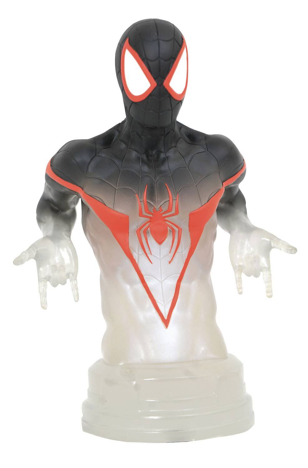 Marvel Comics Bust Camouflage Miles Morales SDCC 2021 Previews Exclusive 18 cm