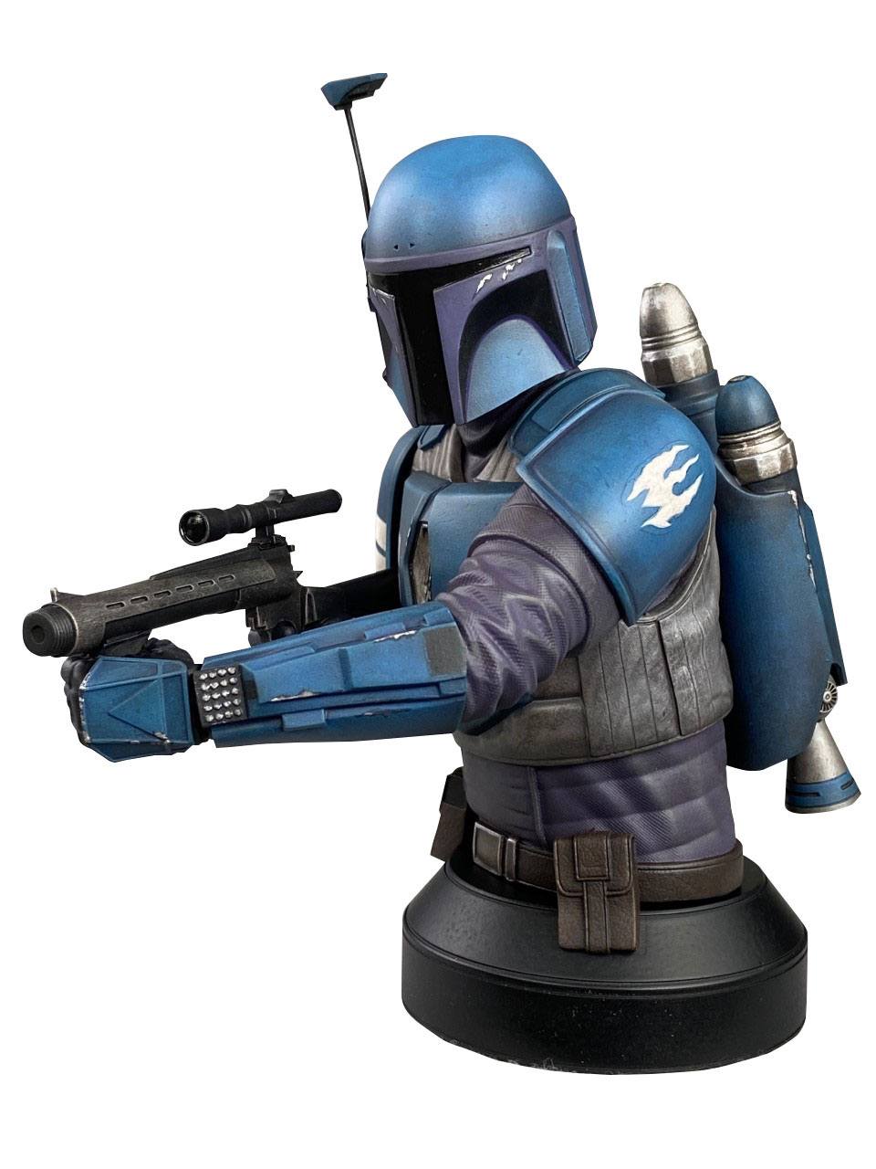 Star Wars The Mandalorian Bust 1/6 Death Watch Previews Exclusive 18 cm
