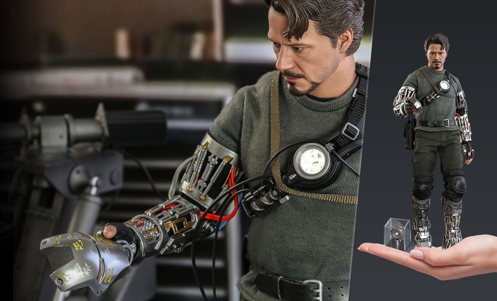 Iron Man Movie Masterpiece Action Figure 1/6 Tony Stark (Mech Test Deluxe Version) 30 cm