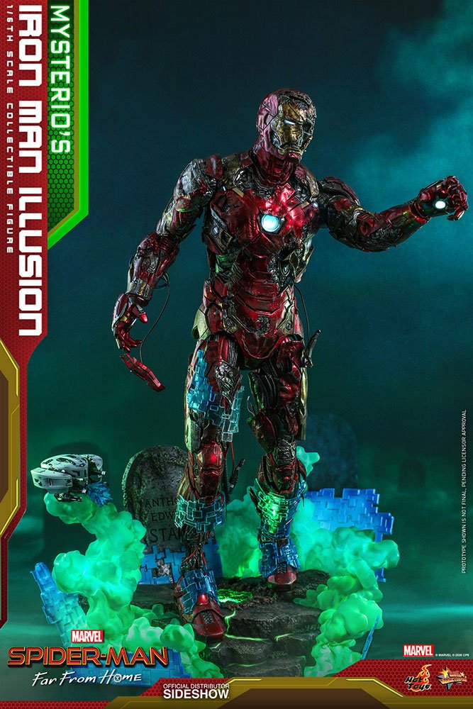 Spider-Man: Far From Home MMS PVC Action Figure 1/6 Mysterio's Iron Man Illusion 32 cm