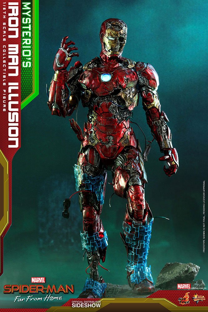 Spider-Man: Far From Home MMS PVC Action Figure 1/6 Mysterio's Iron Man Illusion 32 cm