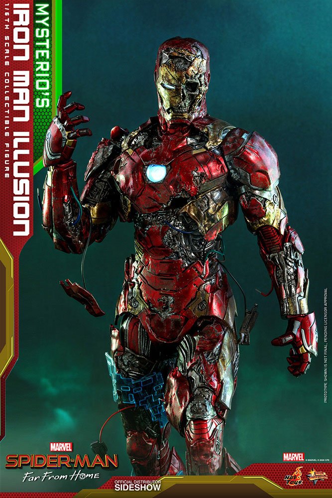 Spider-Man: Far From Home MMS PVC Action Figure 1/6 Mysterio's Iron Man Illusion 32 cm