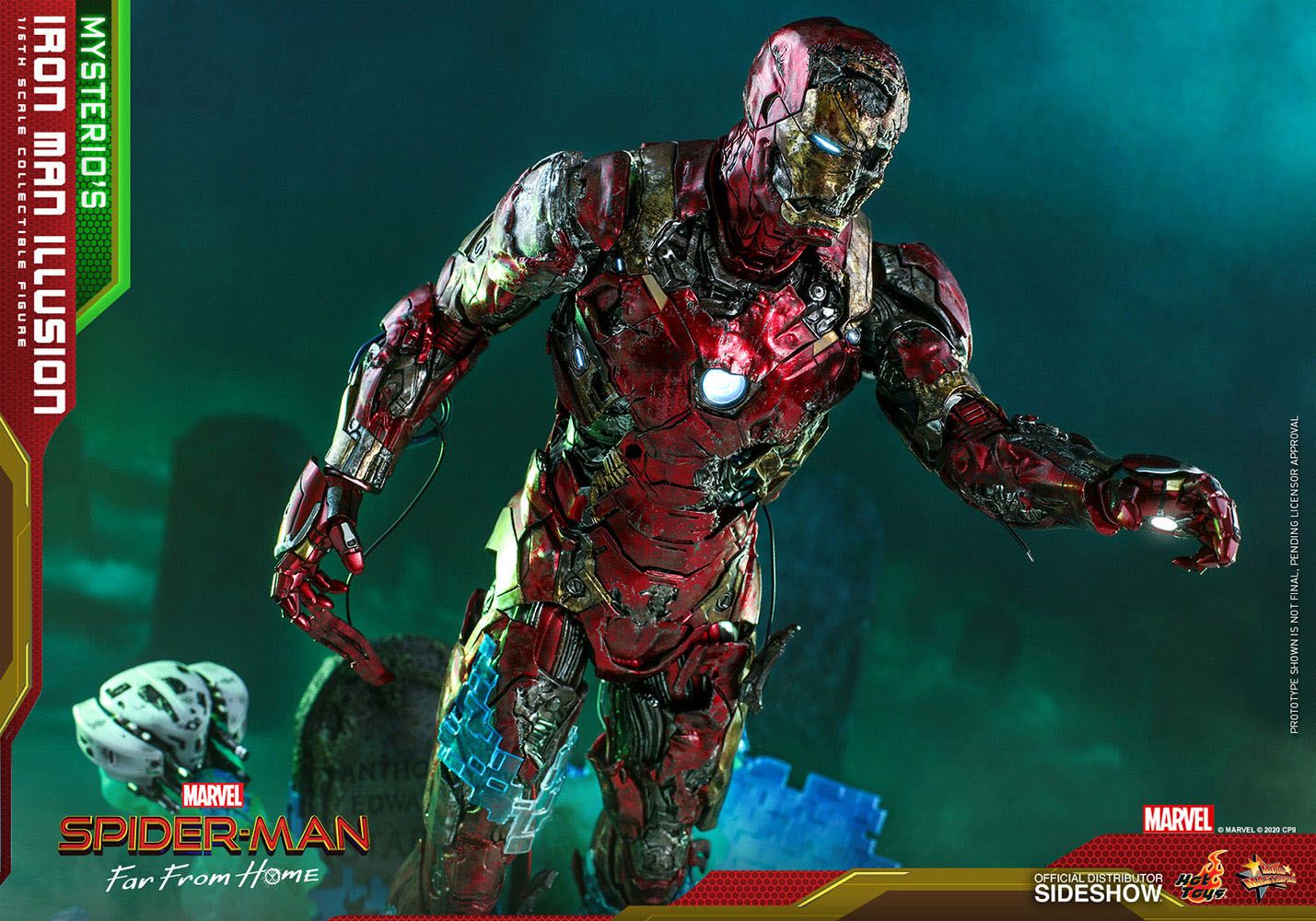 Spider-Man: Far From Home MMS PVC Action Figure 1/6 Mysterio's Iron Man Illusion 32 cm