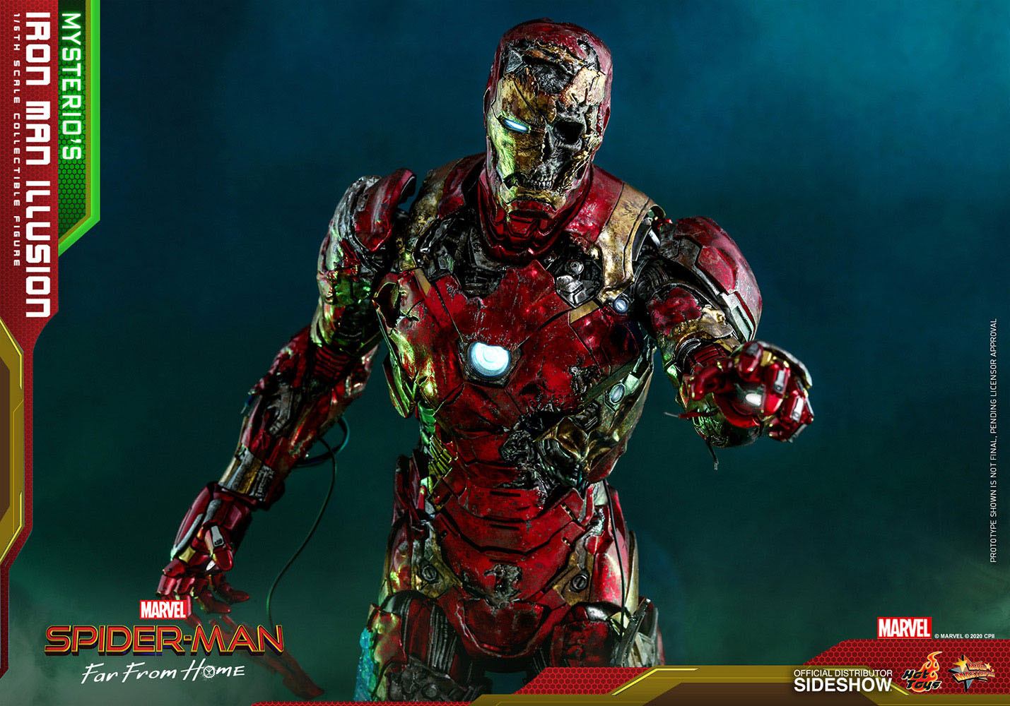 Spider-Man: Far From Home MMS PVC Action Figure 1/6 Mysterio's Iron Man Illusion 32 cm