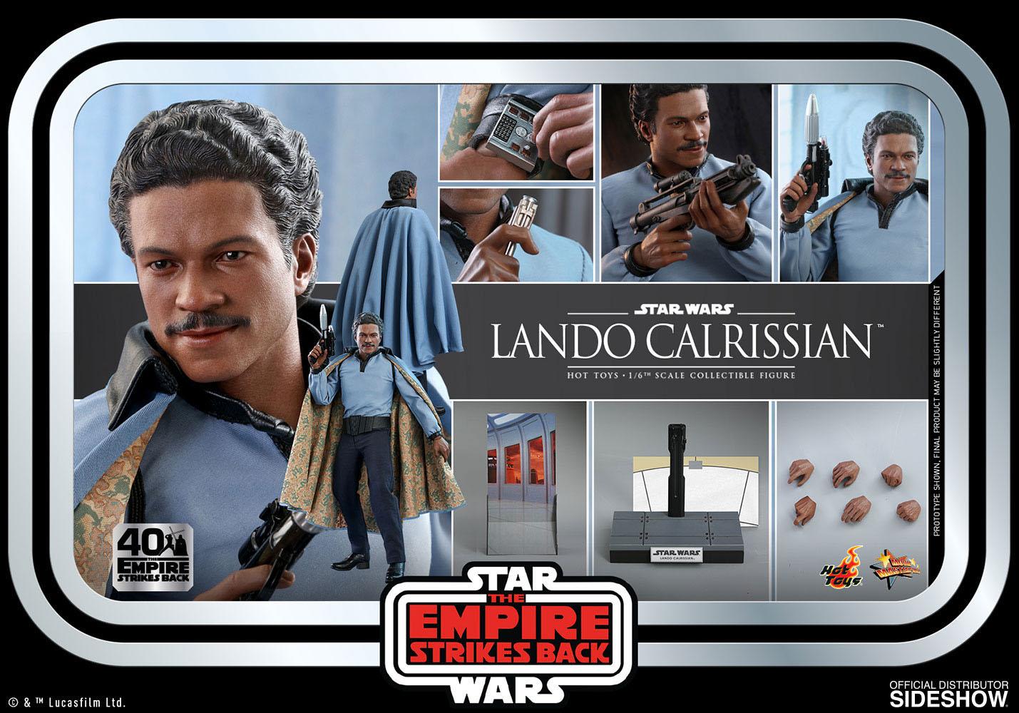 Star Wars Action Figure 1/6 Lando Calrissian The Empire Strikes Back 40th Anniversary Collection