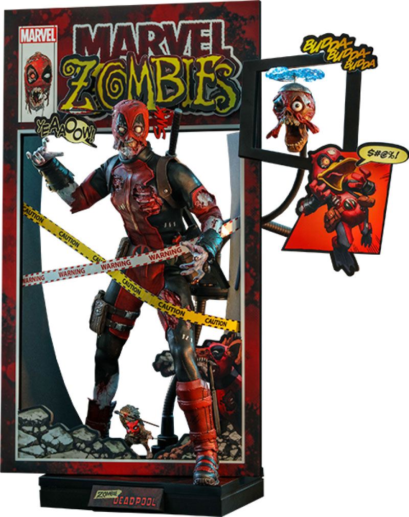 Marvel Zombies Comic Masterpiece Action Figure 1/6 Zombie Deadpool 31 cm