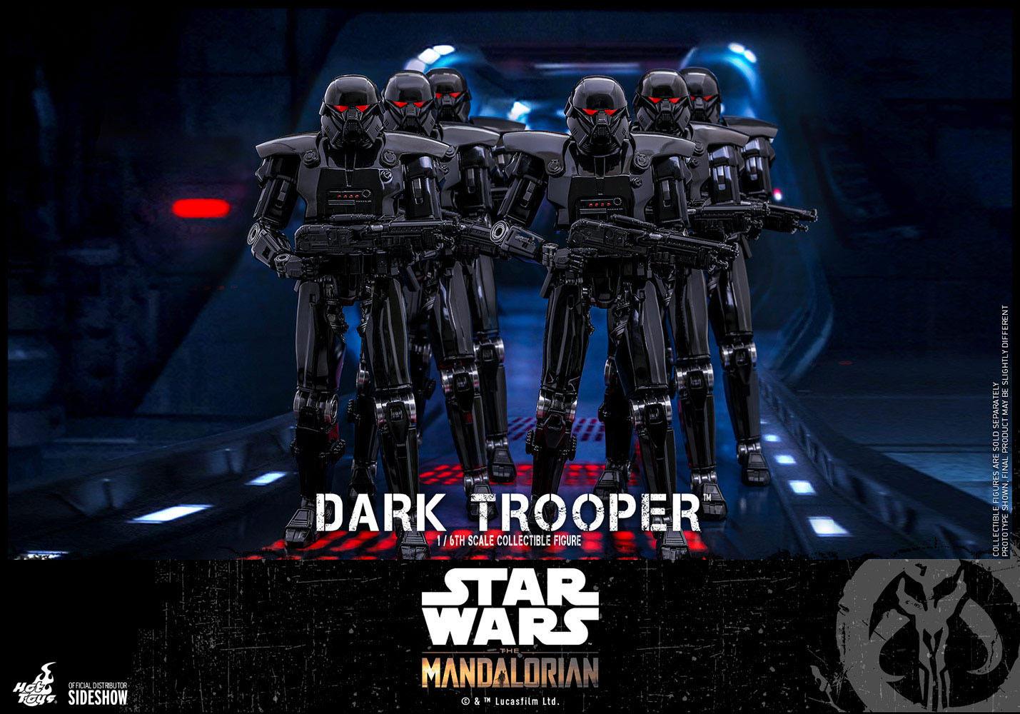Star Wars The Mandalorian Action Figure 1/6 Dark Trooper 32 cm