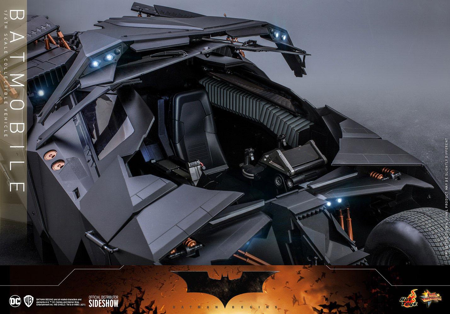 The Dark Knight Trilogy Movie Masterpiece Action Figure 1/6 Batmobile 73 cm