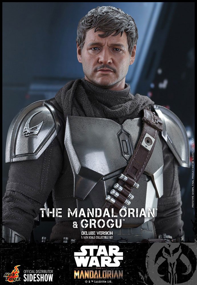 Star Wars The Mandalorian Action Figure 2-Pack 1/6 The Mandalorian & Grogu Deluxe Version 30 cm