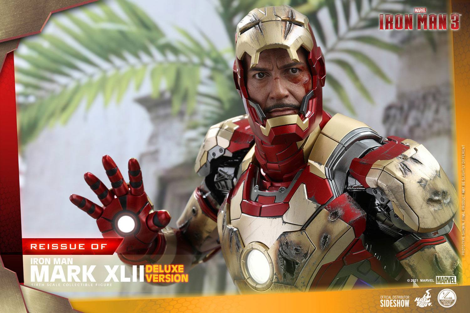 Iron Man 3 Action Figure 1/4 Iron Man Mark XLII Deluxe Ver. 49 cm