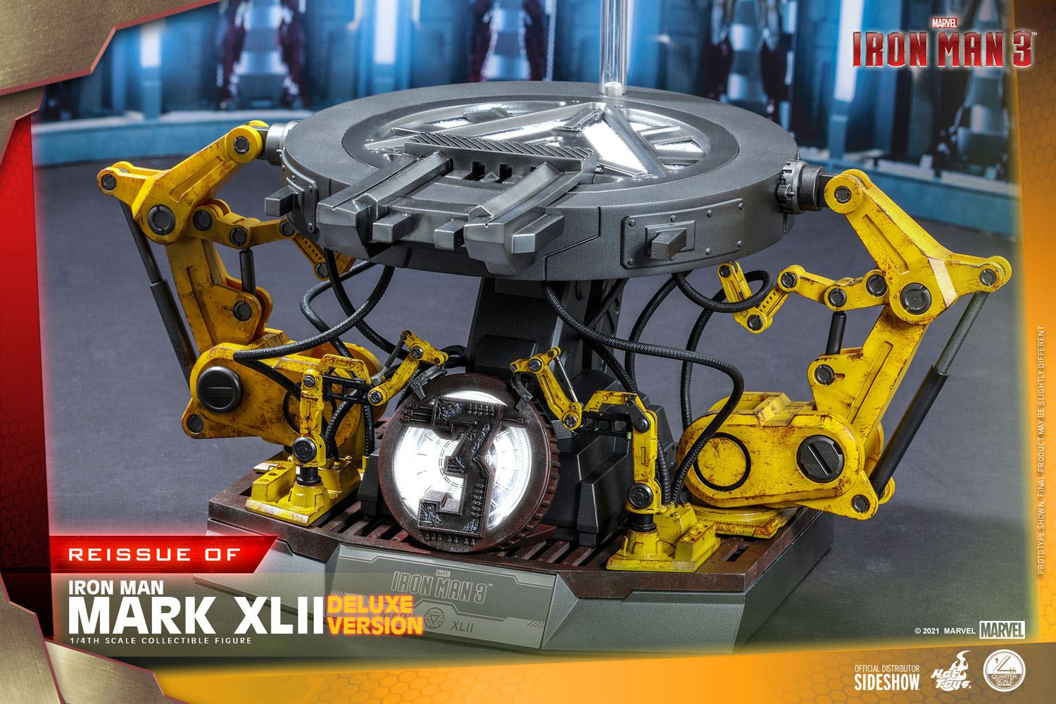 Iron Man 3 Action Figure 1/4 Iron Man Mark XLII Deluxe Ver. 49 cm