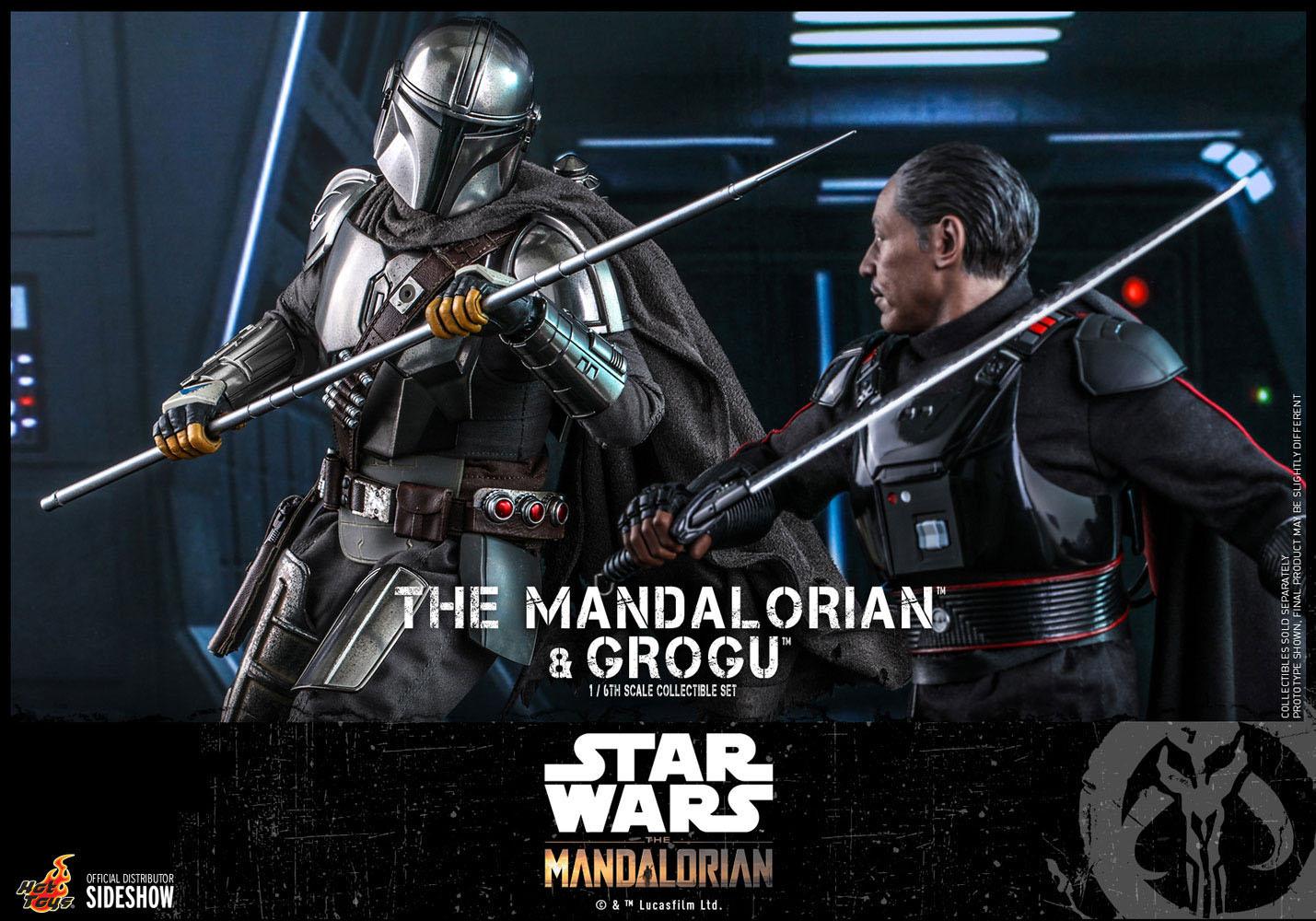 Star Wars The Mandalorian Action Figure 2-Pack 1/6 The Mandalorian & Grogu 30 cm