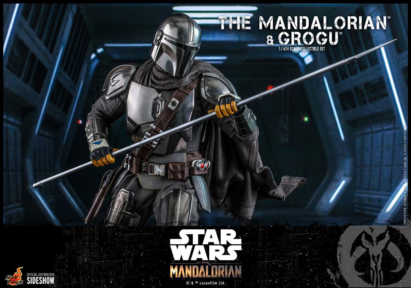 Star Wars The Mandalorian Action Figure 2-Pack 1/6 The Mandalorian & Grogu 30 cm