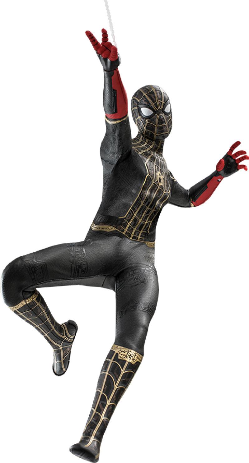 Spider-Man: No Way Home Movie Masterpiece Action Figure 1/6 Spider-Man (Black & Gold Suit) 30 cm