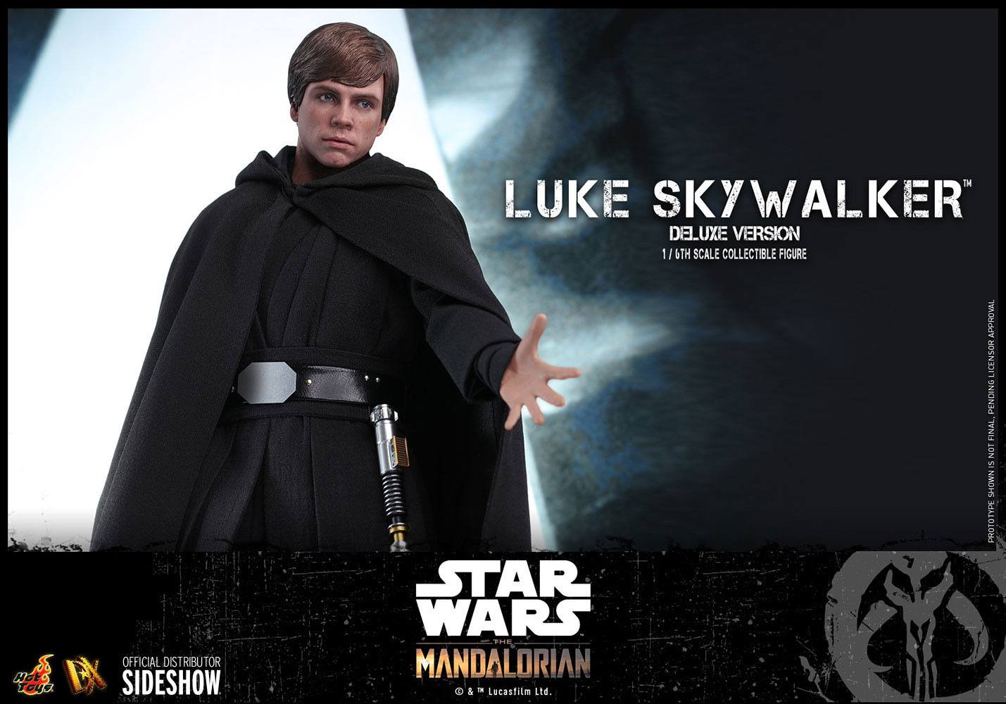 Star Wars The Mandalorian Action Figure 1/6 Luke Skywalker (Deluxe Version) 30 cm