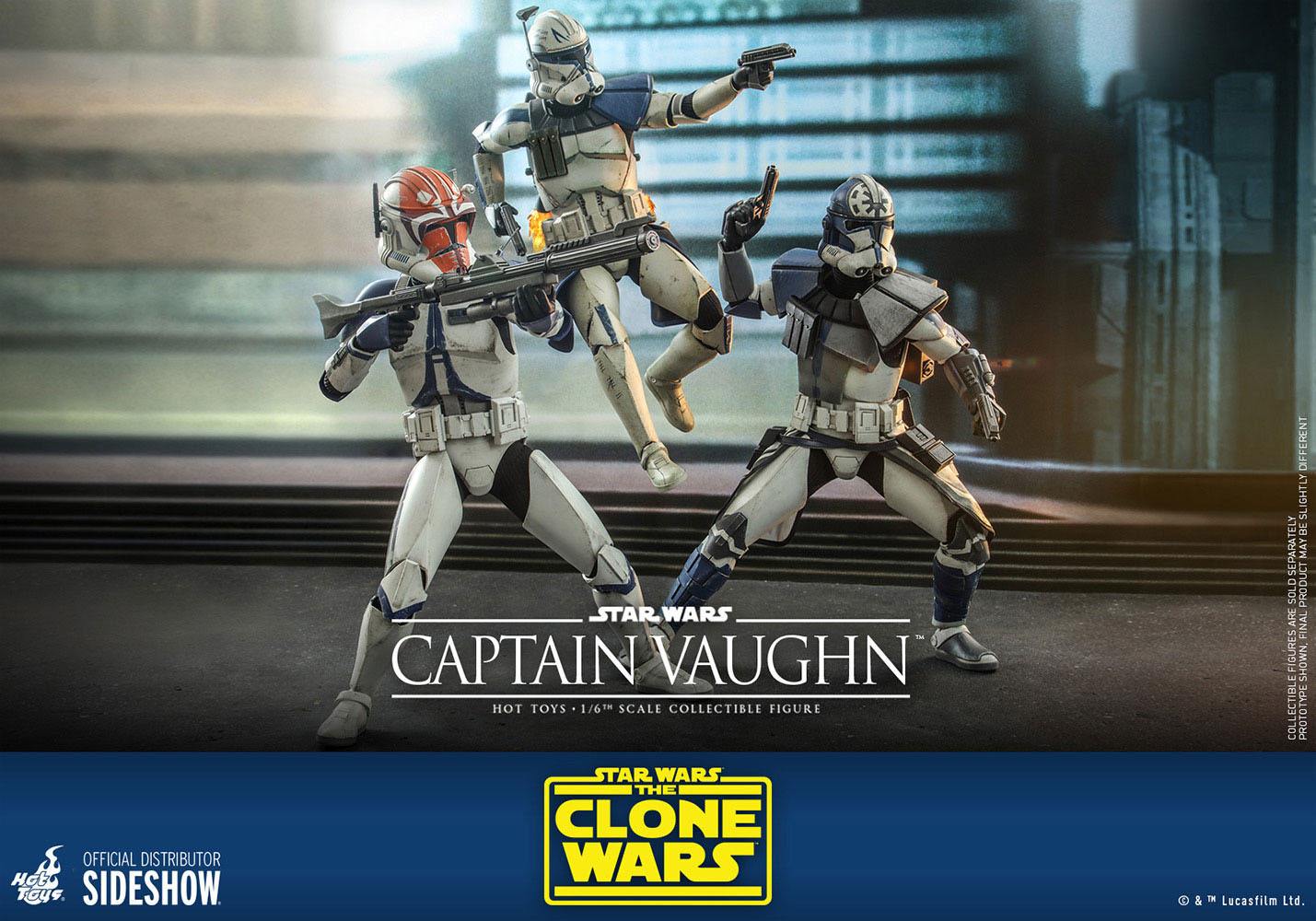 Star Wars The Clone Wars Action Figure 1/6 Captain Vaughn 30 cm