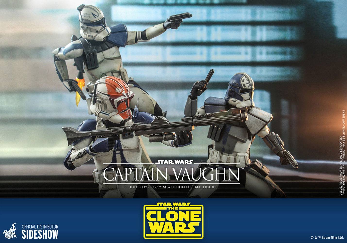 Star Wars The Clone Wars Action Figure 1/6 Captain Vaughn 30 cm