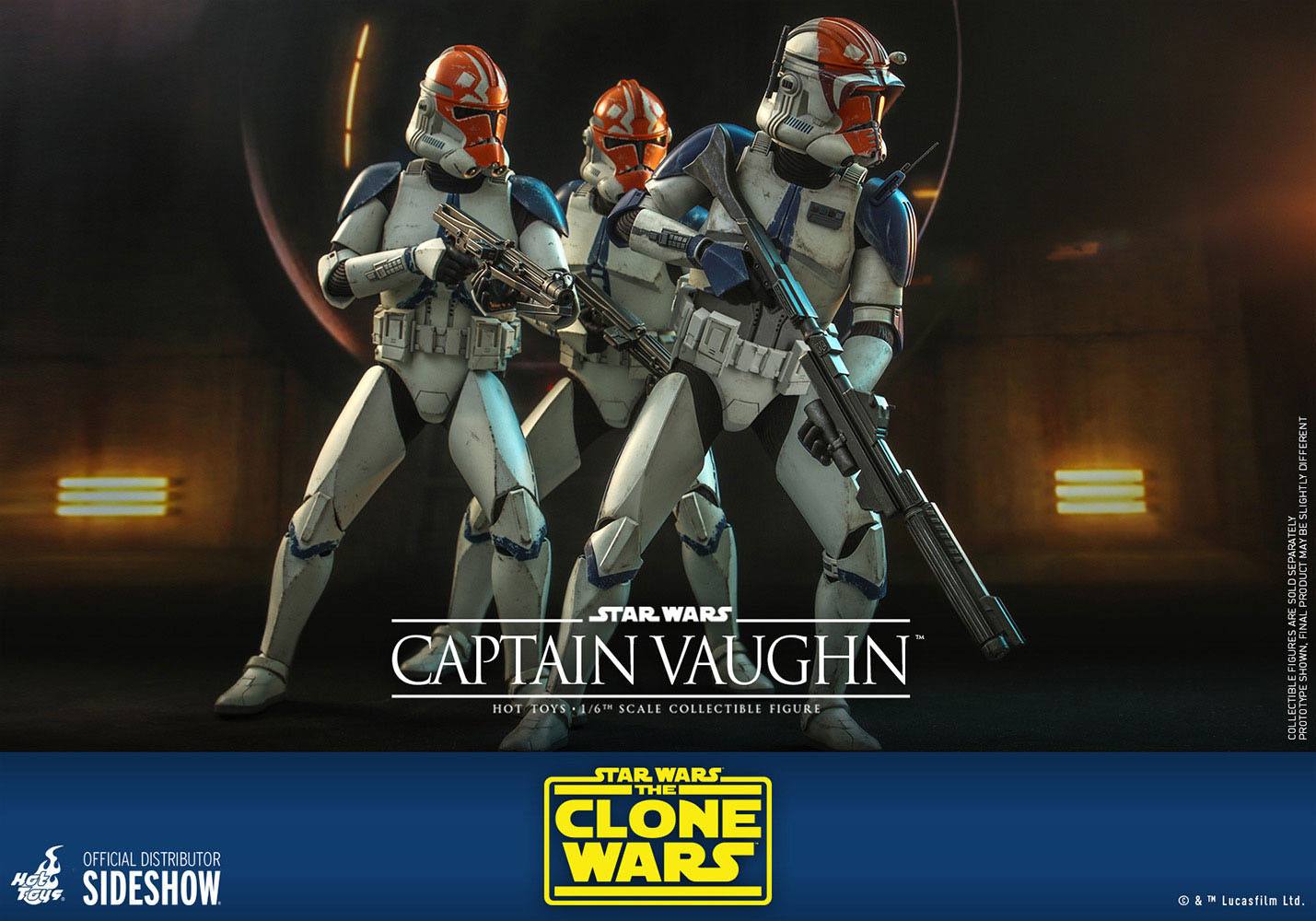 Star Wars The Clone Wars Action Figure 1/6 Captain Vaughn 30 cm