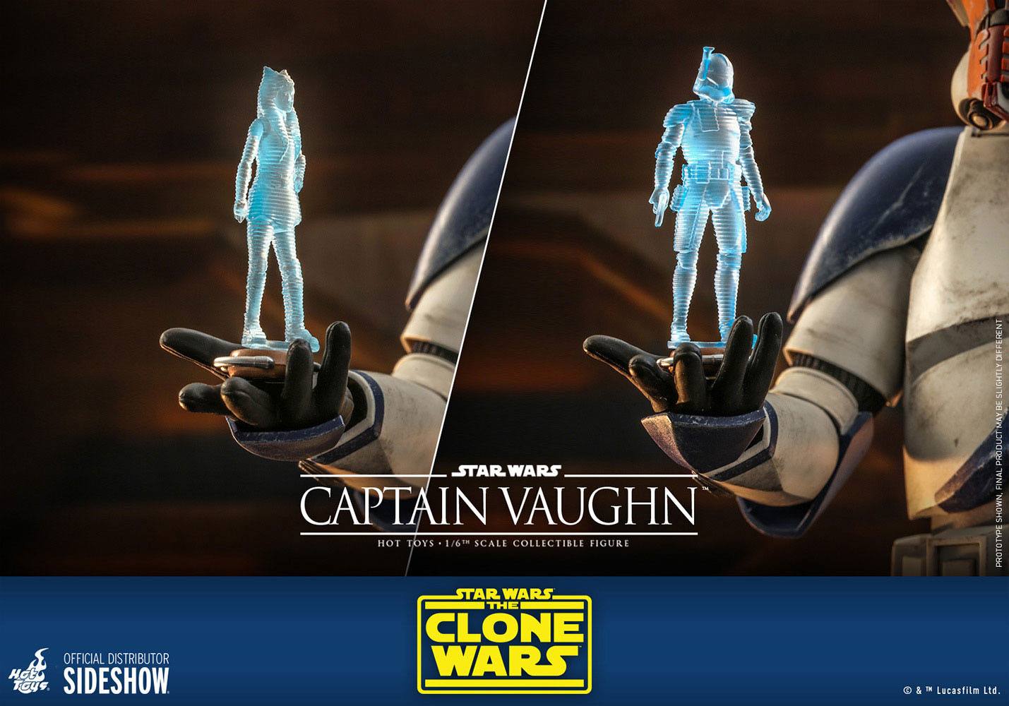 Star Wars The Clone Wars Action Figure 1/6 Captain Vaughn 30 cm