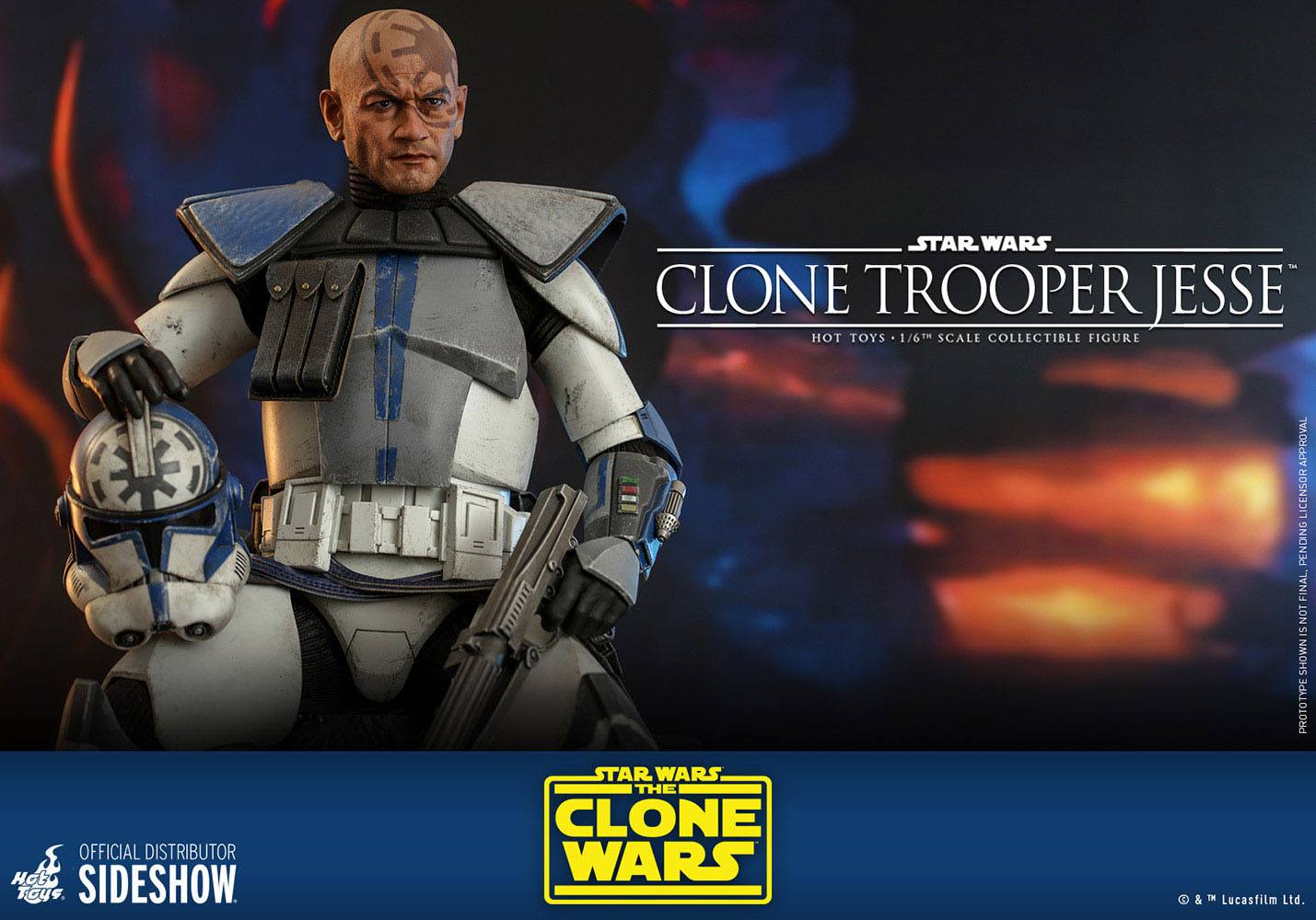 Star Wars The Clone Wars Action Figure 1/6 Clone Trooper Jesse 30 cm