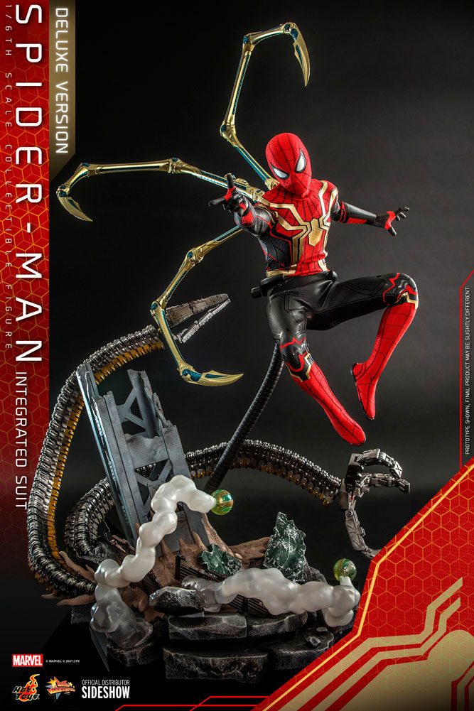 Spider-Man: No Way Home Movie Masterpiece Action Figure 1/6 Spider-Man (Integrated Suit) Deluxe Ver. 29 cm