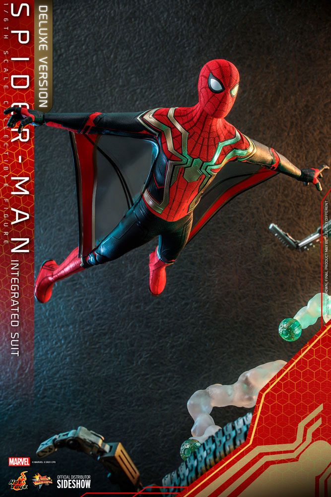 Spider-Man: No Way Home Movie Masterpiece Action Figure 1/6 Spider-Man (Integrated Suit) Deluxe Ver. 29 cm