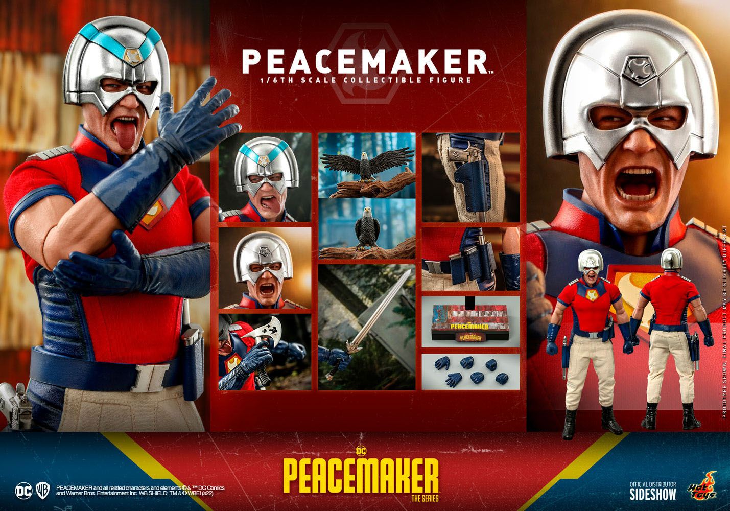 Suicide Squad Movie Masterpiece Action Figure 1/6 Peacemaker 31 cm