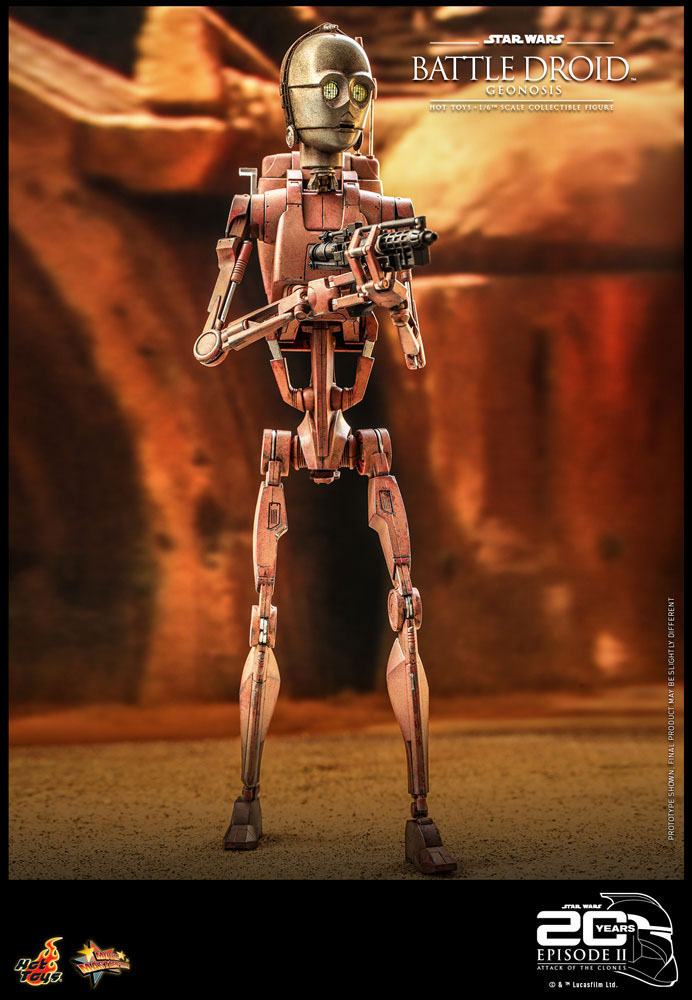 Star Wars: Episode II Action Figure 1/6 Battle Droid (Geonosis) 31 cm