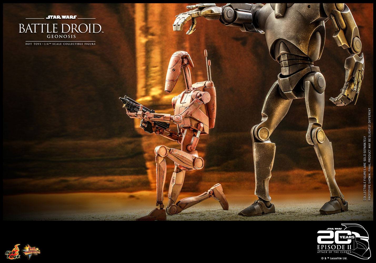 Star Wars: Episode II Action Figure 1/6 Battle Droid (Geonosis) 31 cm