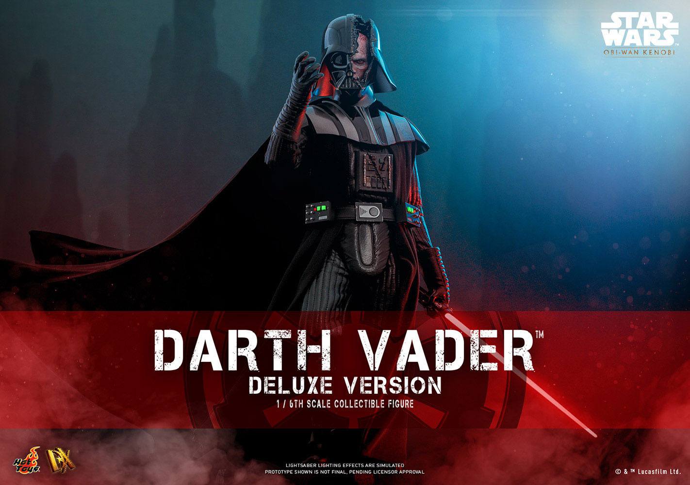 Star Wars: Obi-Wan Kenobi Action Figure 1/6 Darth Vader Deluxe Version 35 cm