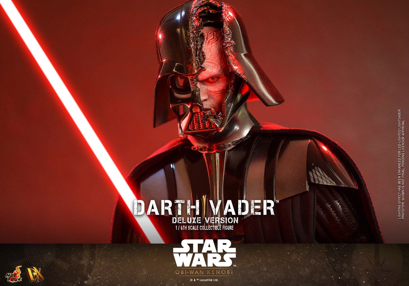 Star Wars: Obi-Wan Kenobi Action Figure 1/6 Darth Vader Deluxe Version 35 cm