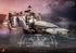 Star Wars The Clone Wars Action Figure 1/6 Heavy Weapons Clone Trooper & BARC Speeder with Sidecar 30 cm