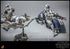 Star Wars The Clone Wars Action Figure 1/6 Heavy Weapons Clone Trooper & BARC Speeder with Sidecar 30 cm