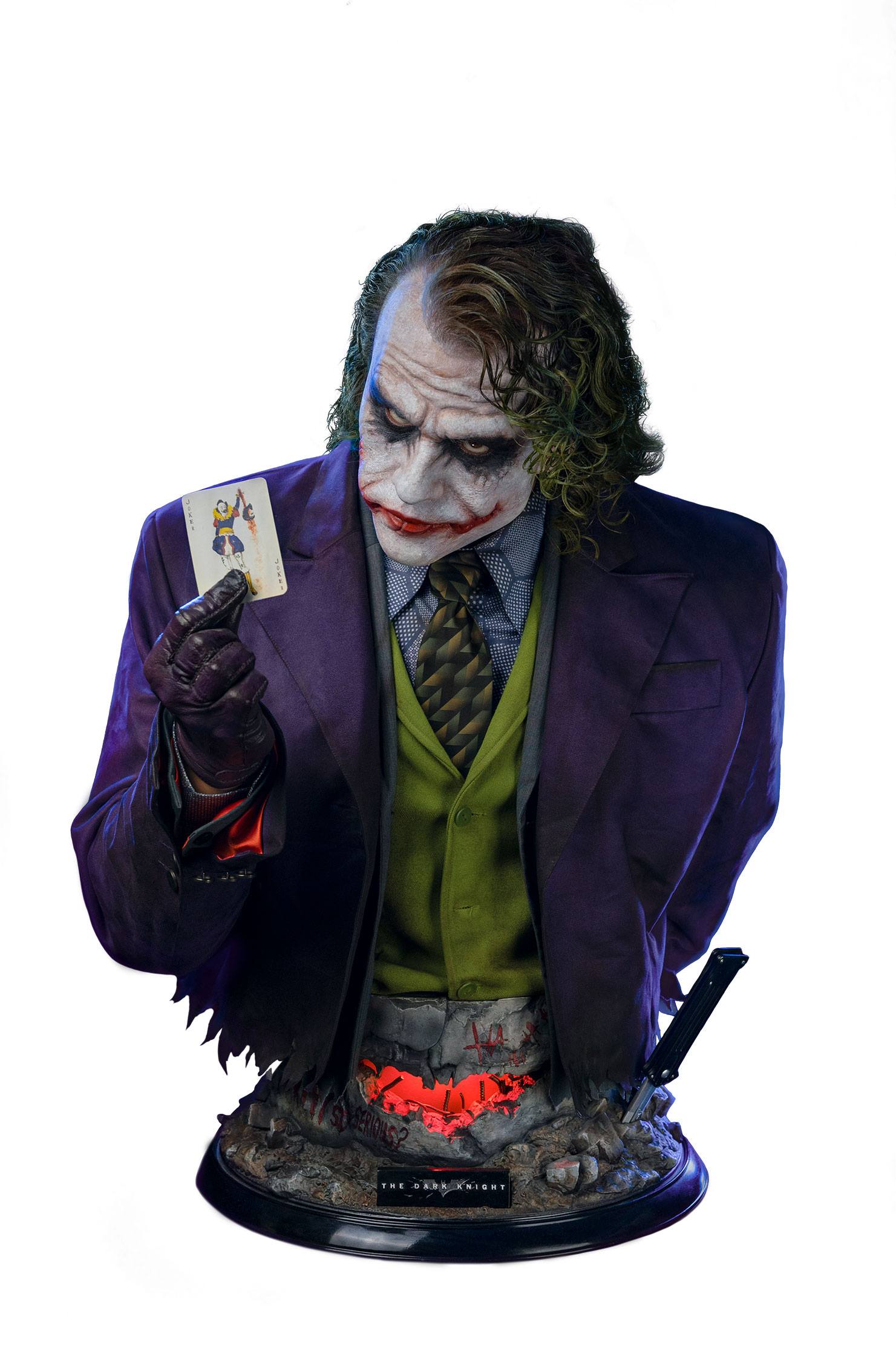 The Dark Knight Life-Size Bust Joker 82 cm