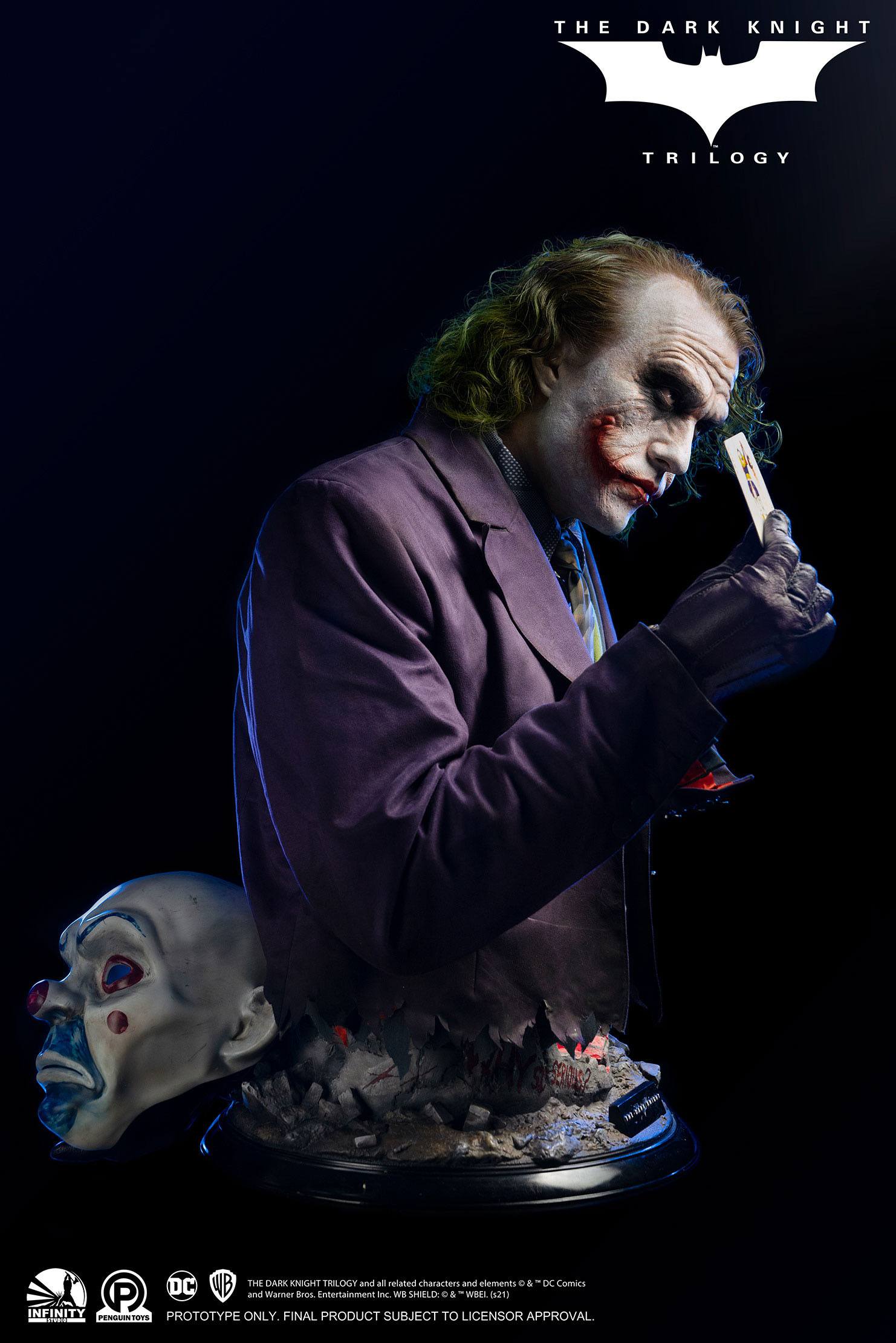 The Dark Knight Life-Size Bust Joker 82 cm