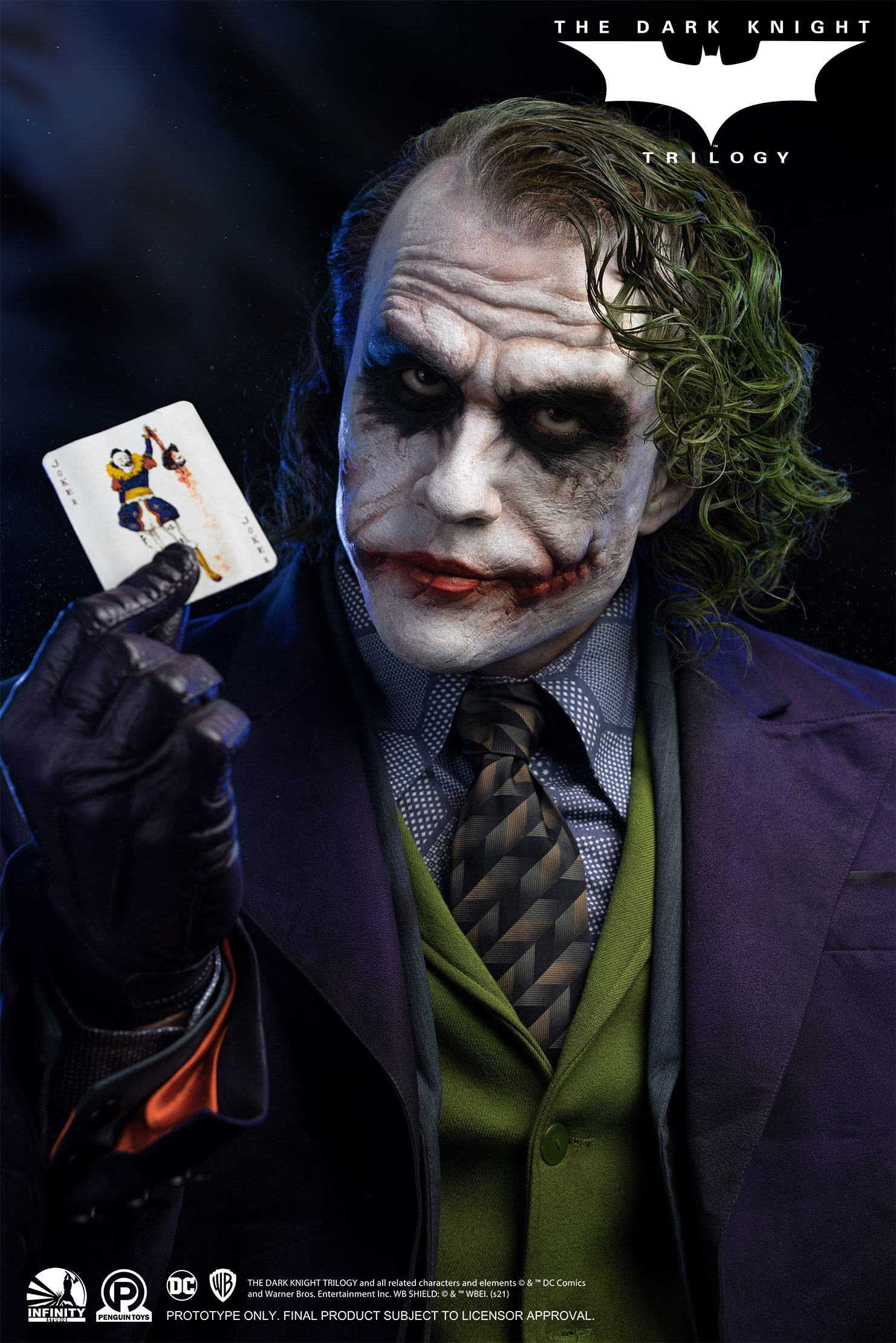 The Dark Knight Life-Size Bust Joker 82 cm