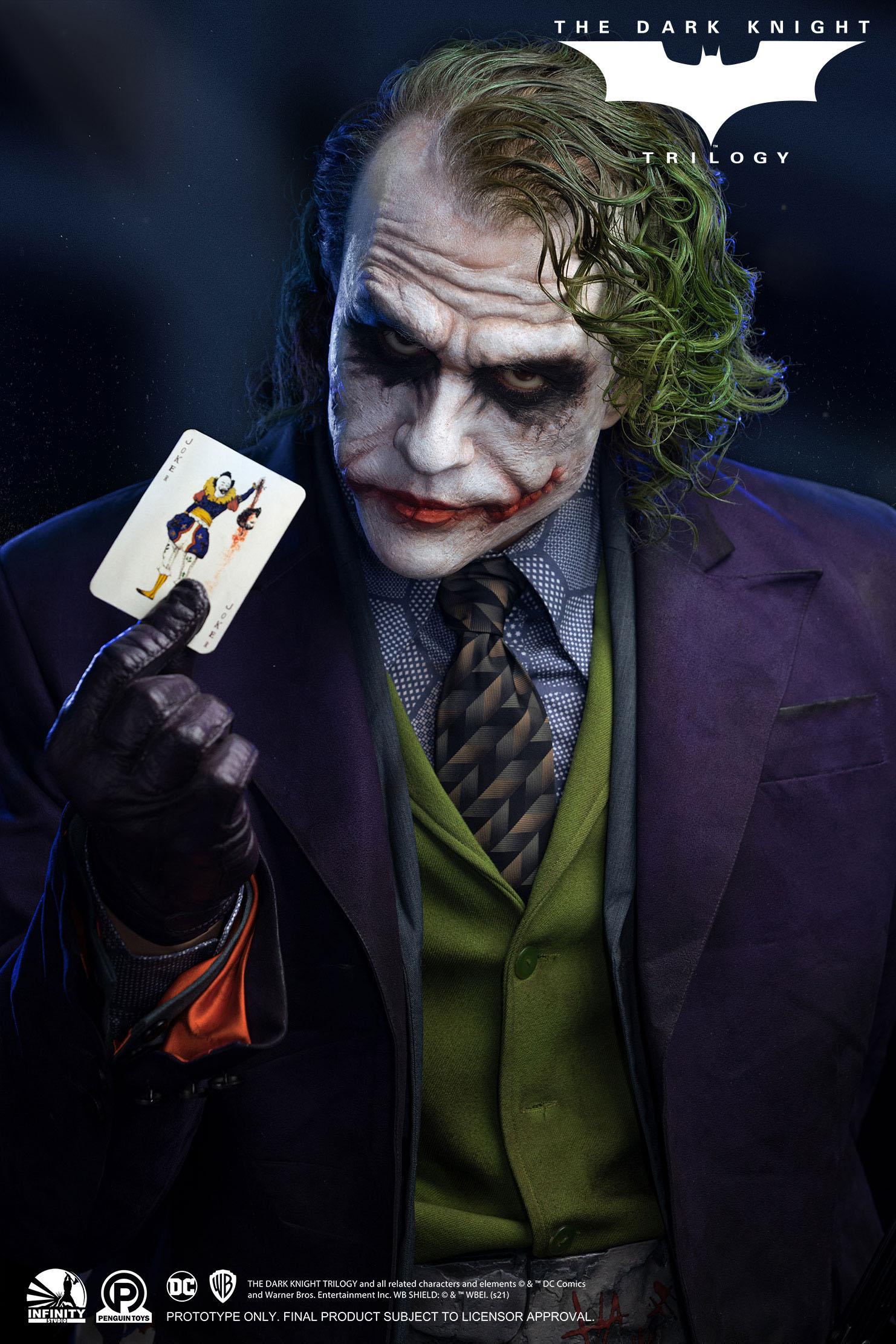 The Dark Knight Life-Size Bust Joker 82 cm
