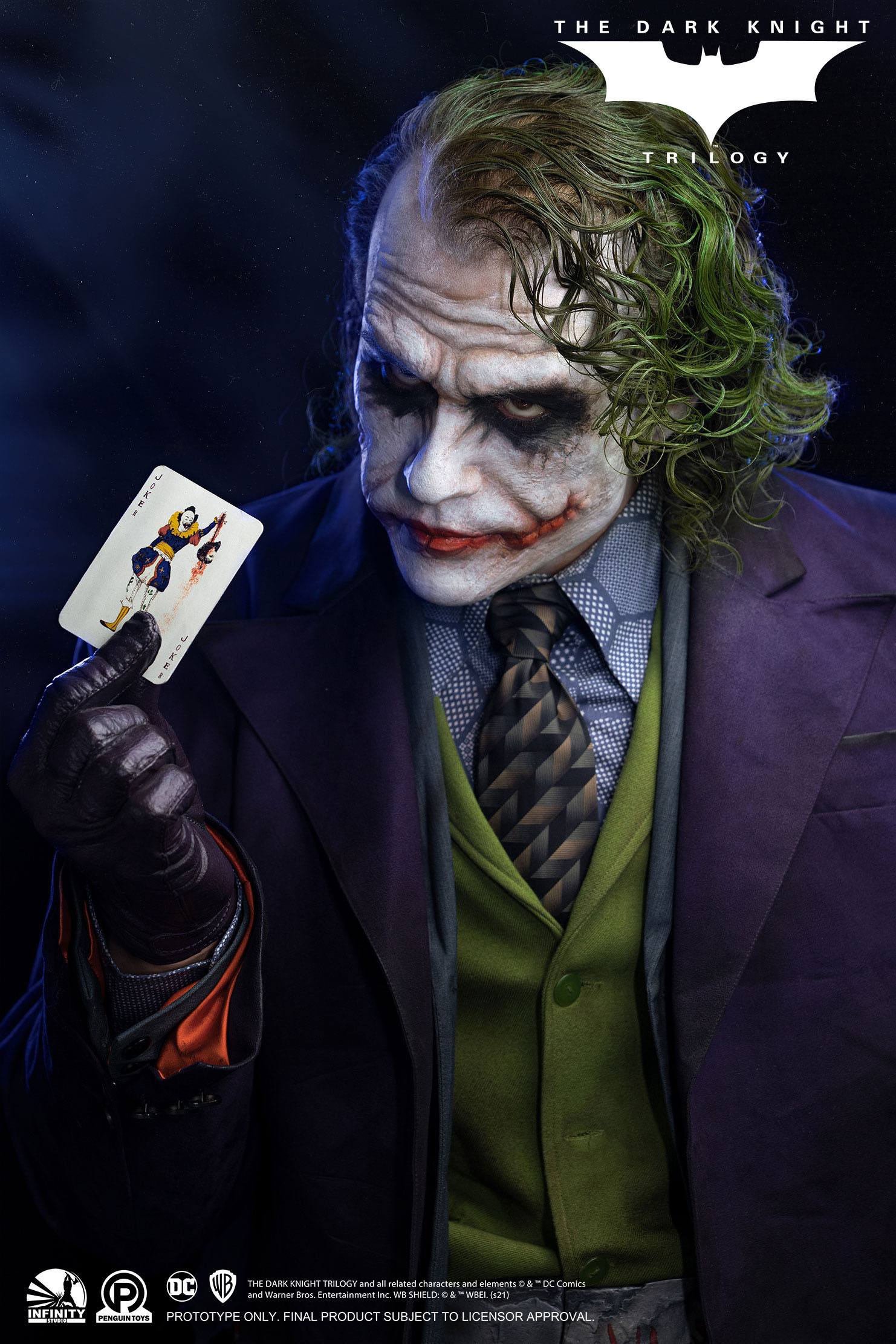 The Dark Knight Life-Size Bust Joker 82 cm
