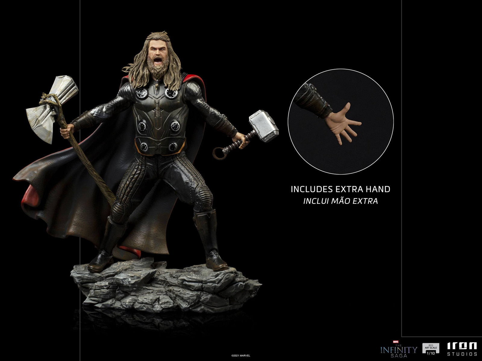 The Infinity Saga BDS Art Scale Statue 1/10 Thor Ultimate 23 cm