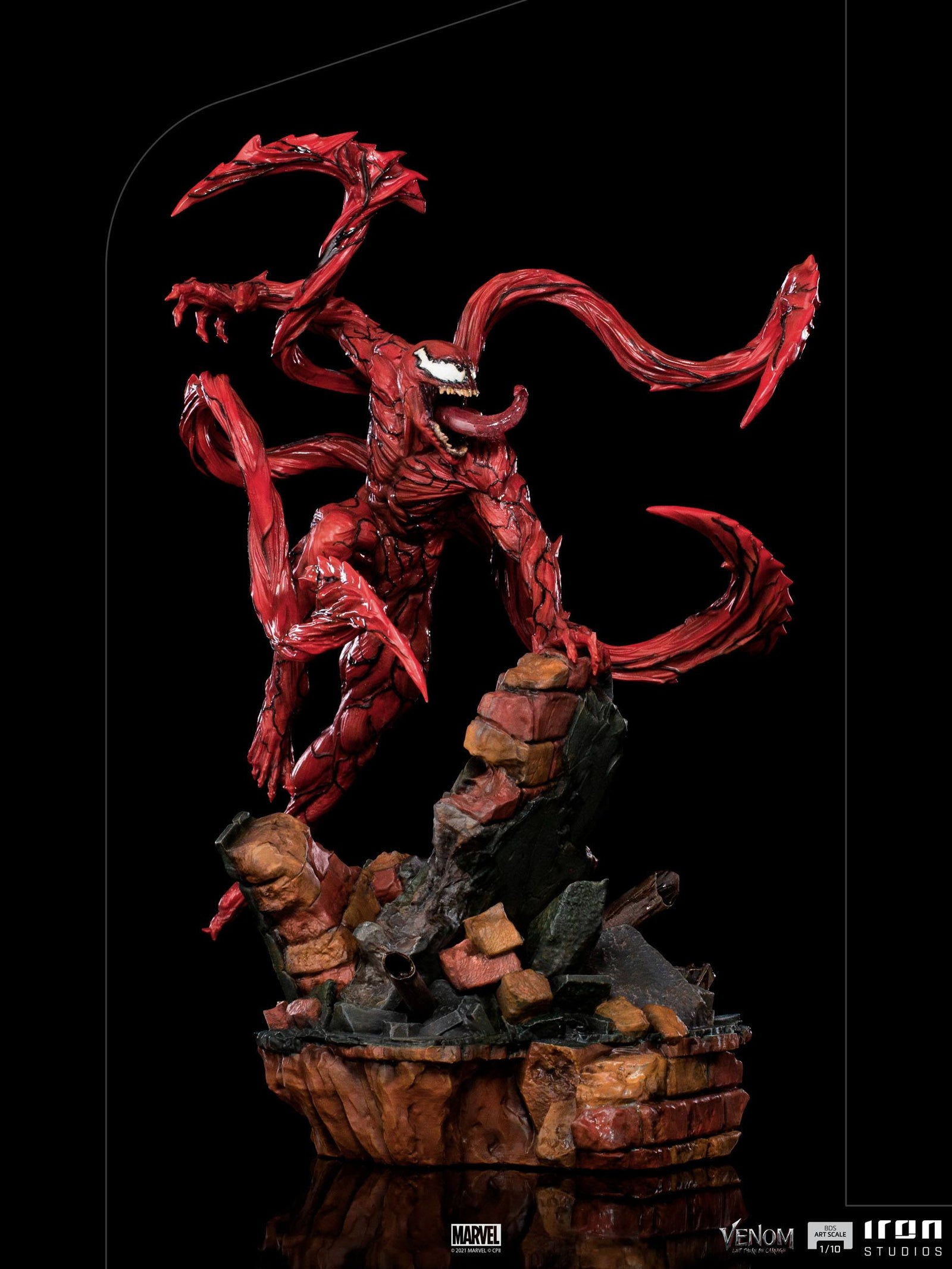 Venom: Let There Be Carnage BDS Art Scale Statue 1/10 Carnage 30 cm