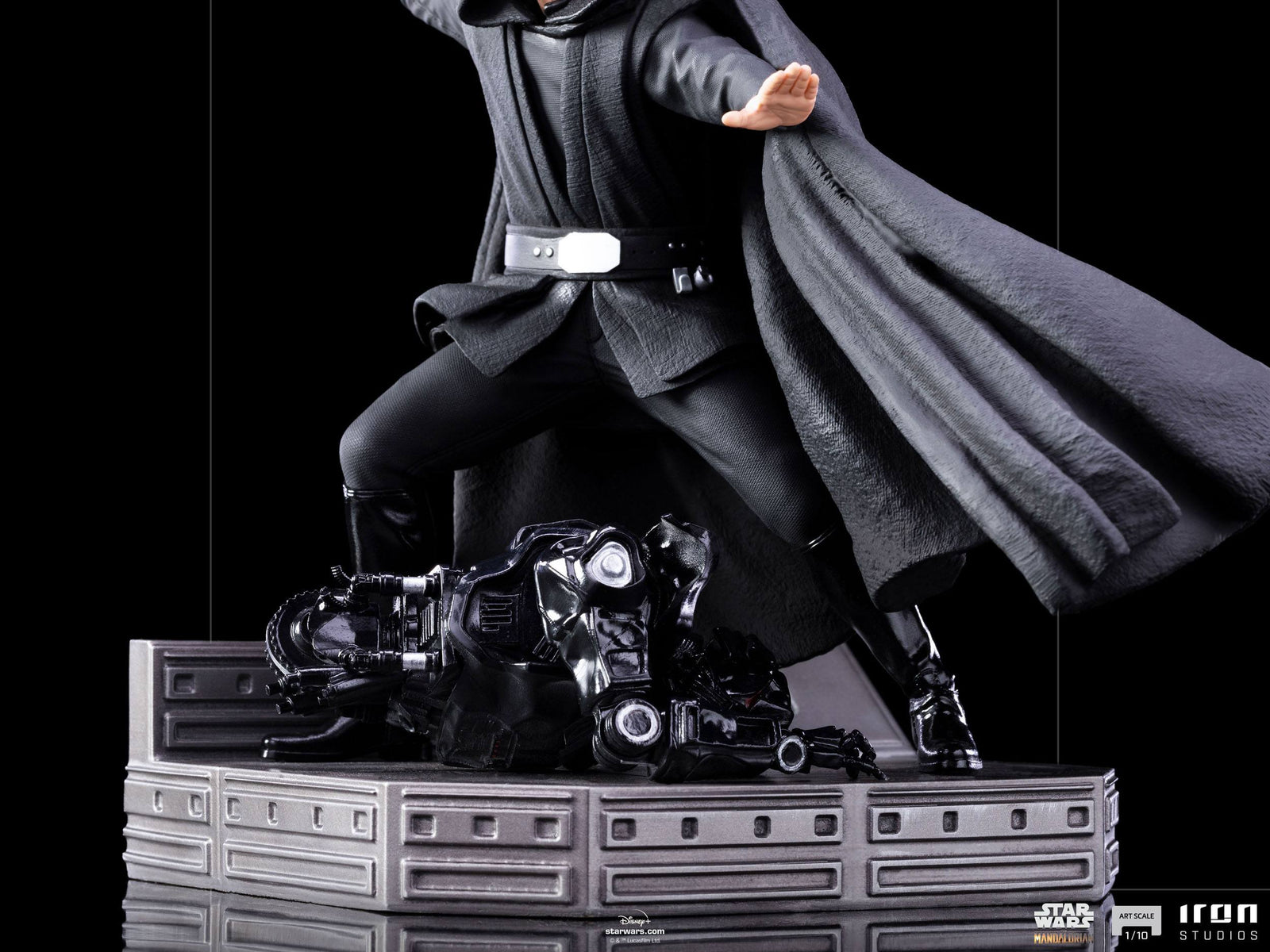 Star Wars The Mandalorian BDS Art Scale Statue 1/10 Luke Skywalker Combat Version 24 cm