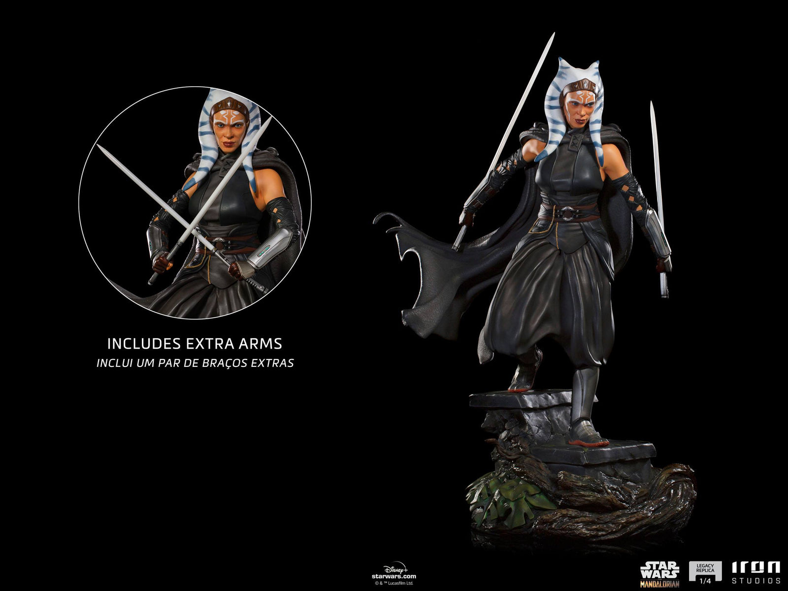 Star Wars Legacy Replica Statue 1/4 Ashoka Tano 64 cm