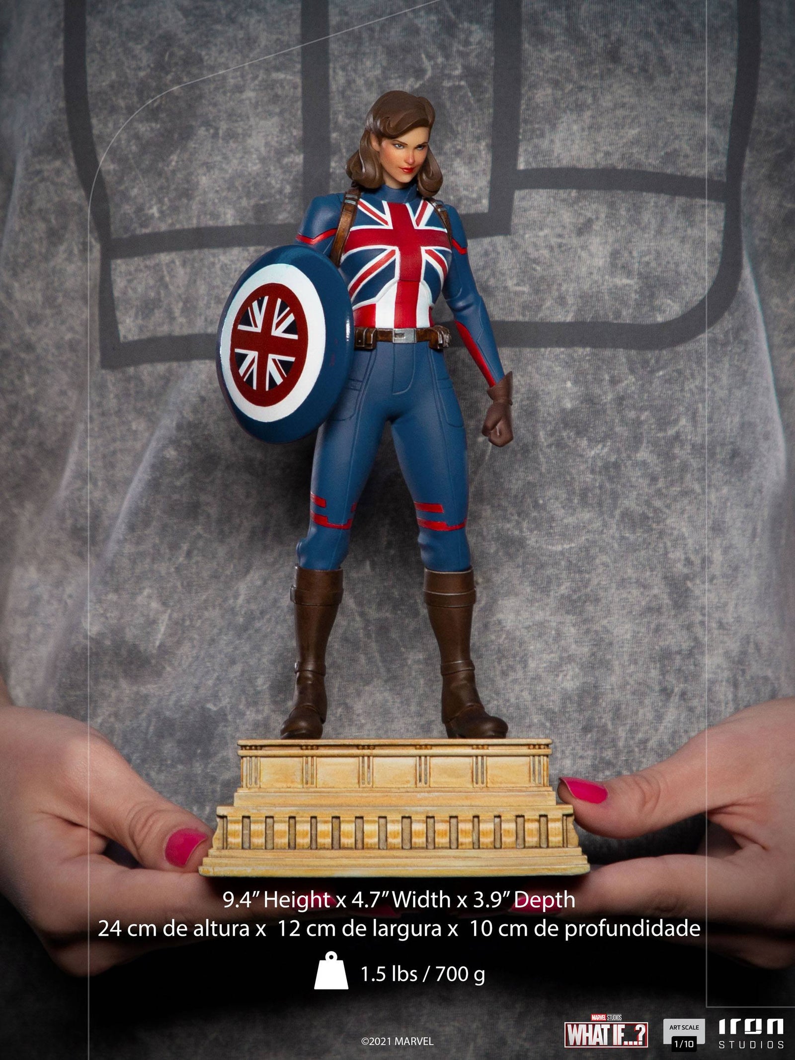 What If...? Art Scale Statue 1/10 Captain Carter 24 cm