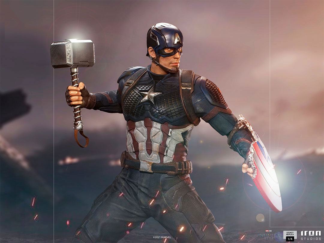 Avengers Infinity Saga Legacy Replica Statue 1/4 Captain America 56 cm