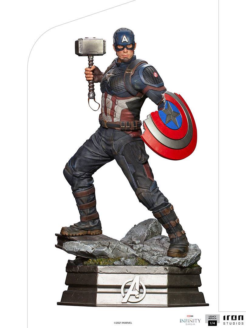Avengers Infinity Saga Legacy Replica Statue 1/4 Captain America 56 cm