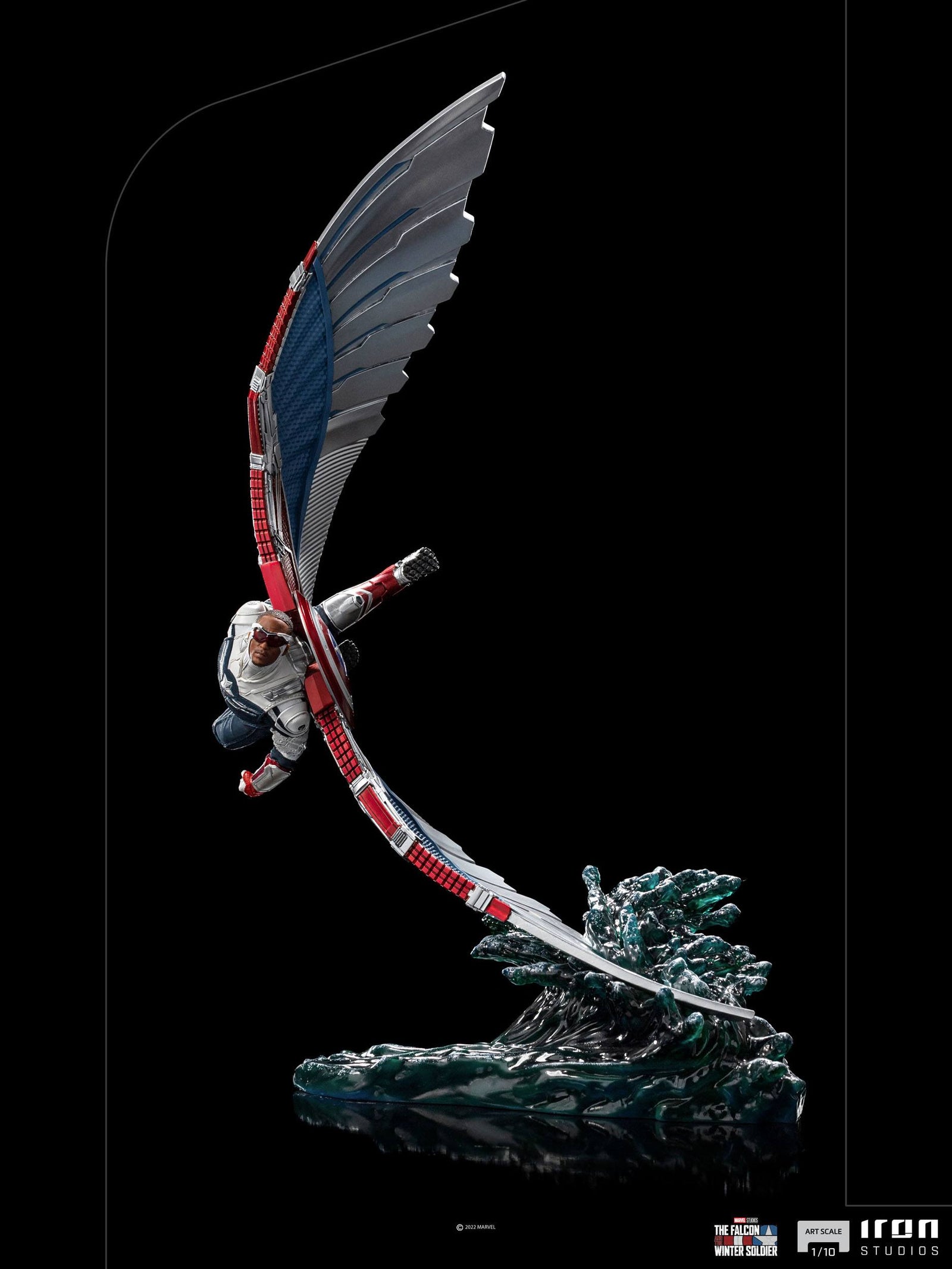The Falcon and The Winter Soldier BDS Art Scale Statue 1/10 Captain America Sam Wilson Deluxe 46 cm