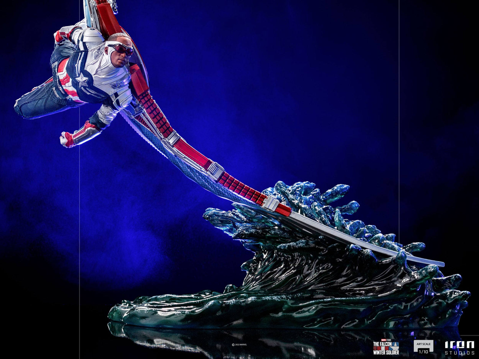 The Falcon and The Winter Soldier BDS Art Scale Statue 1/10 Captain America Sam Wilson Deluxe 46 cm